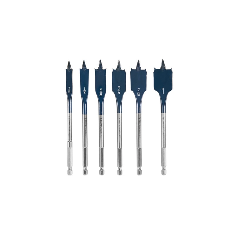 6 pc. Daredevil Standard Spade Bit Set