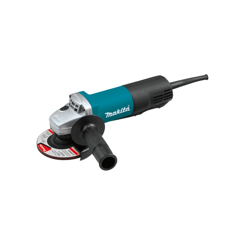 9557PB 41/2" Paddle Switch Angle Grinder, with AC/DC Switch