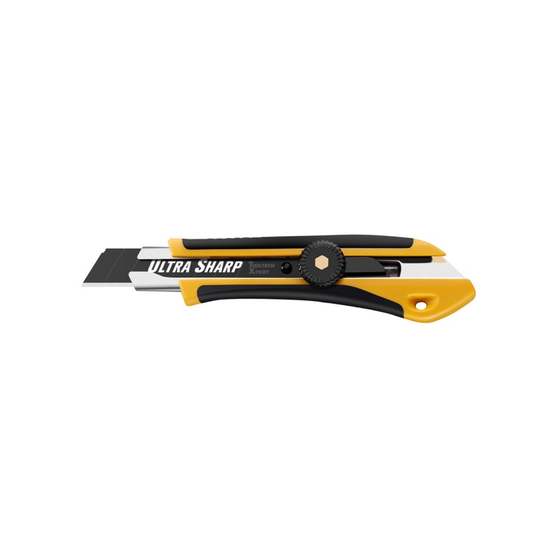 Heavy Duty Utility Knife 18mm Snap-Off Blade Black/Yellow