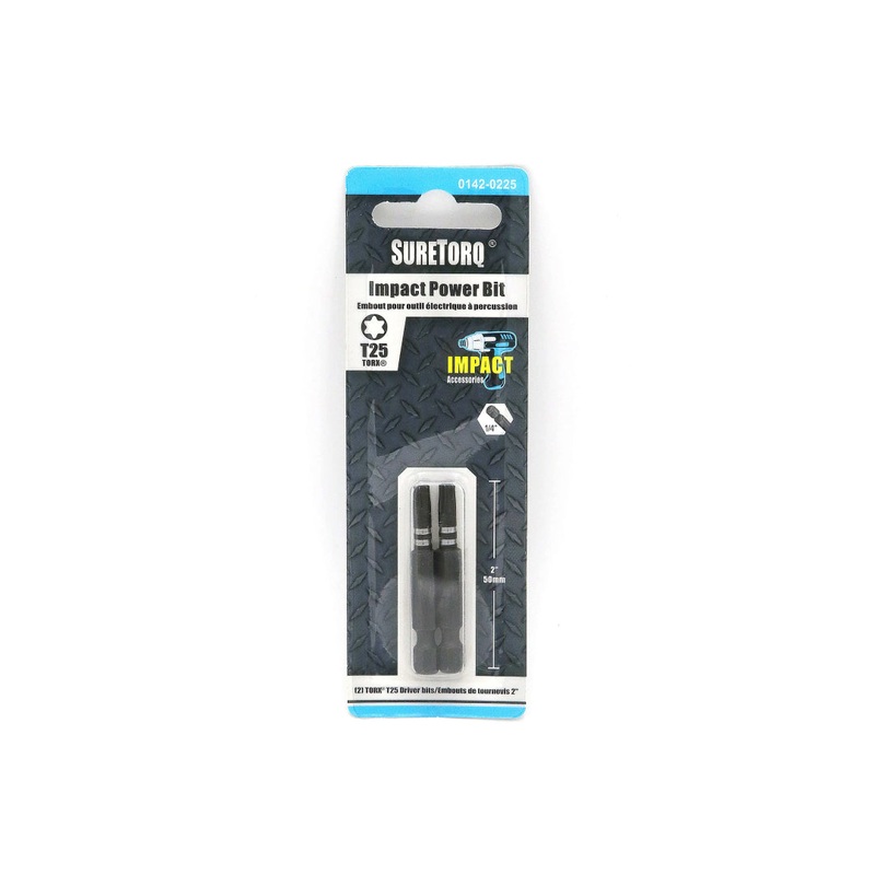 Impact TORX Power Bits 2" Card 2pcs