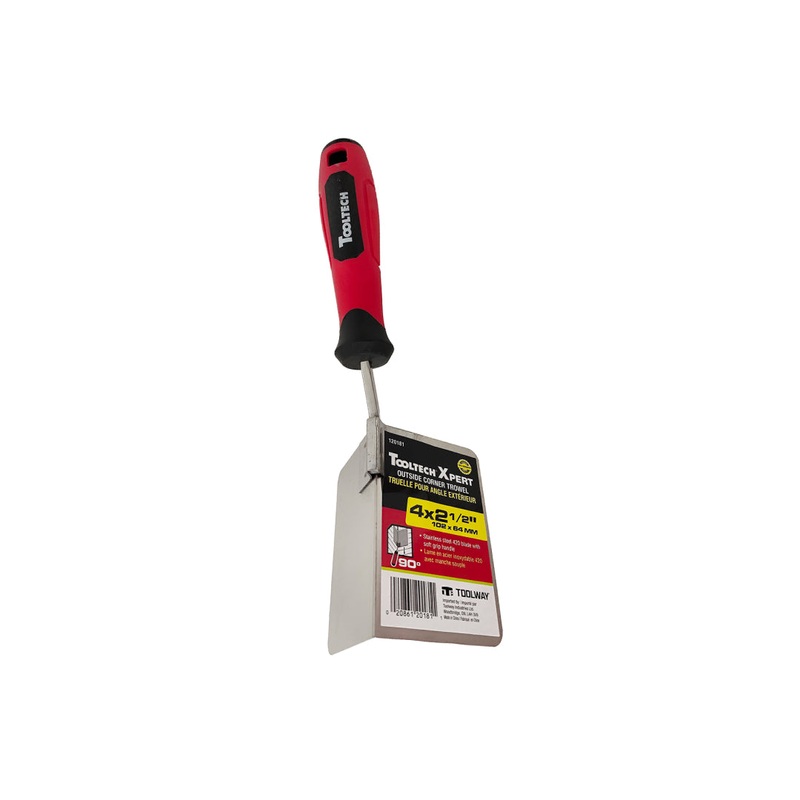 Outside Corner Trowel 4inx2-1/2in Stainless Steel Blade
