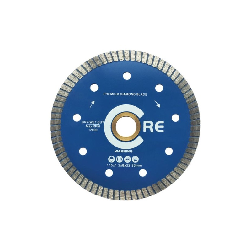 Piranha 4.5 inch Super Thin Turbo Blade Porcelain