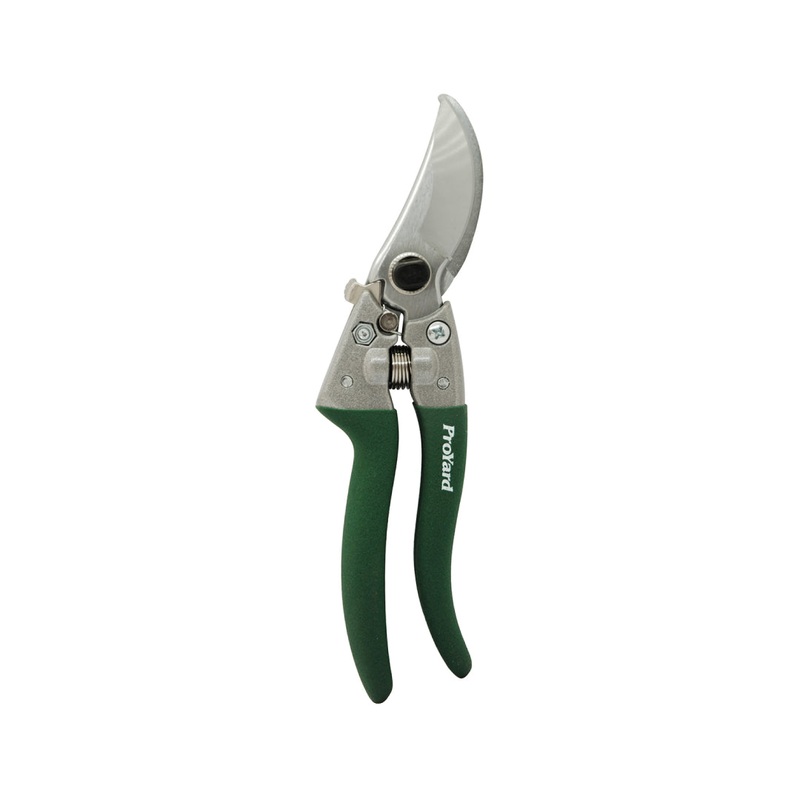 Pro Bypass Hand Pruner Angled Blade & Plastic Grip 8"