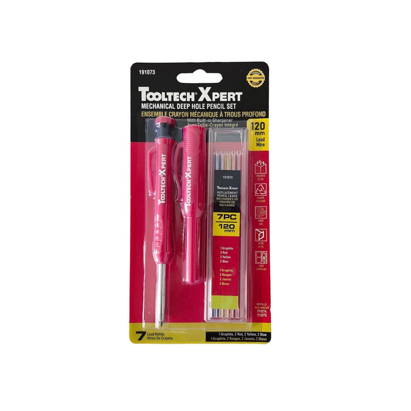 Steel Pencil With Cover 6in (150mm) Incl. 6 Leads