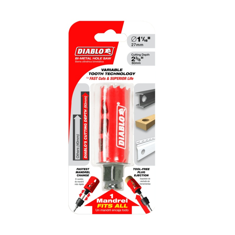 1-1/16 in. Bi-Metal Hole Saw