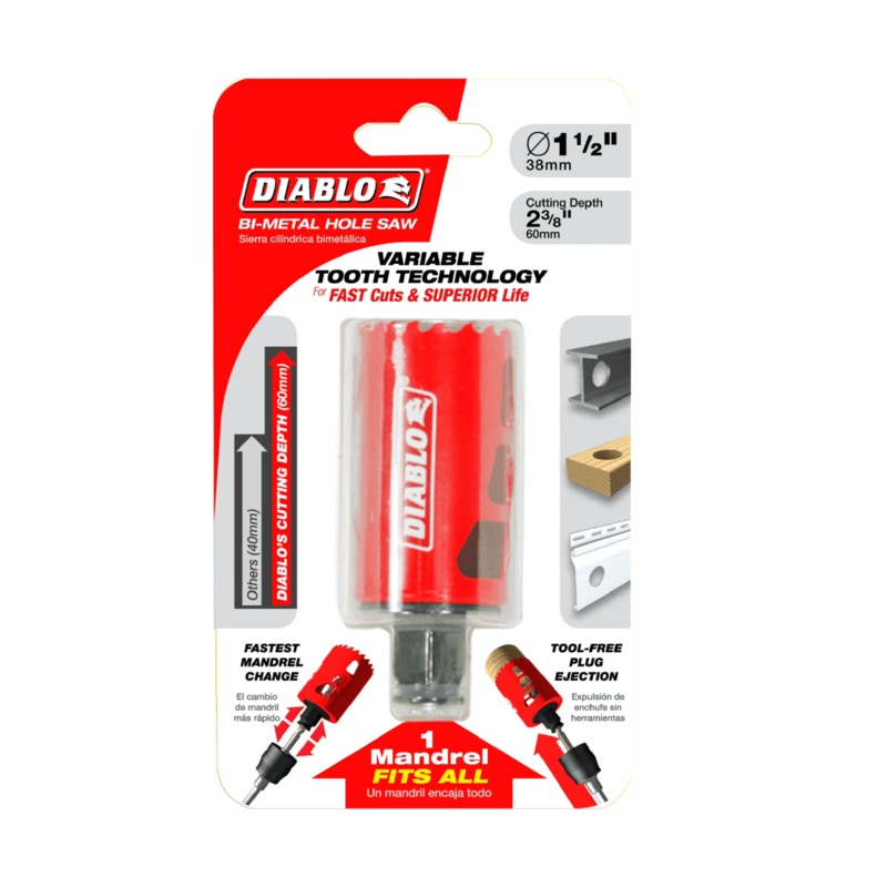 1-1/2 in. Bi-Metal Hole Saw