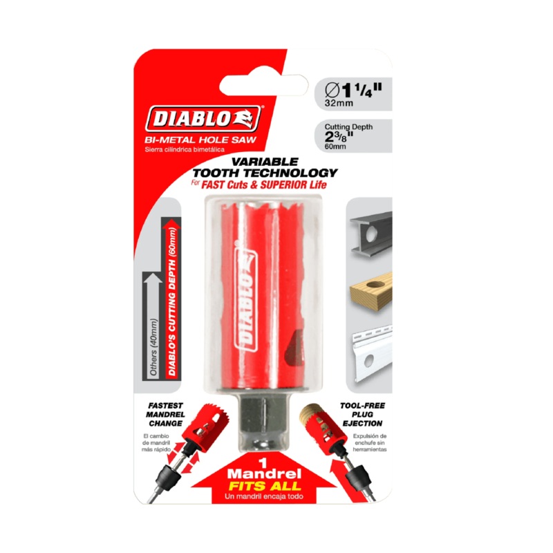 1-1/4 in. Bi-Metal Hole Saw