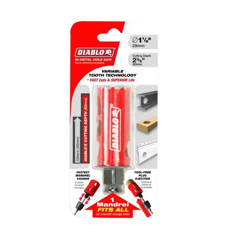 1-1/8 in. Bi-Metal Hole Saw