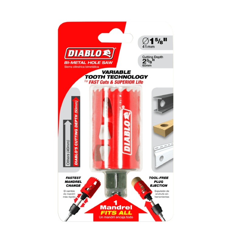 1-5/8 in. Bi-Metal Hole Saw