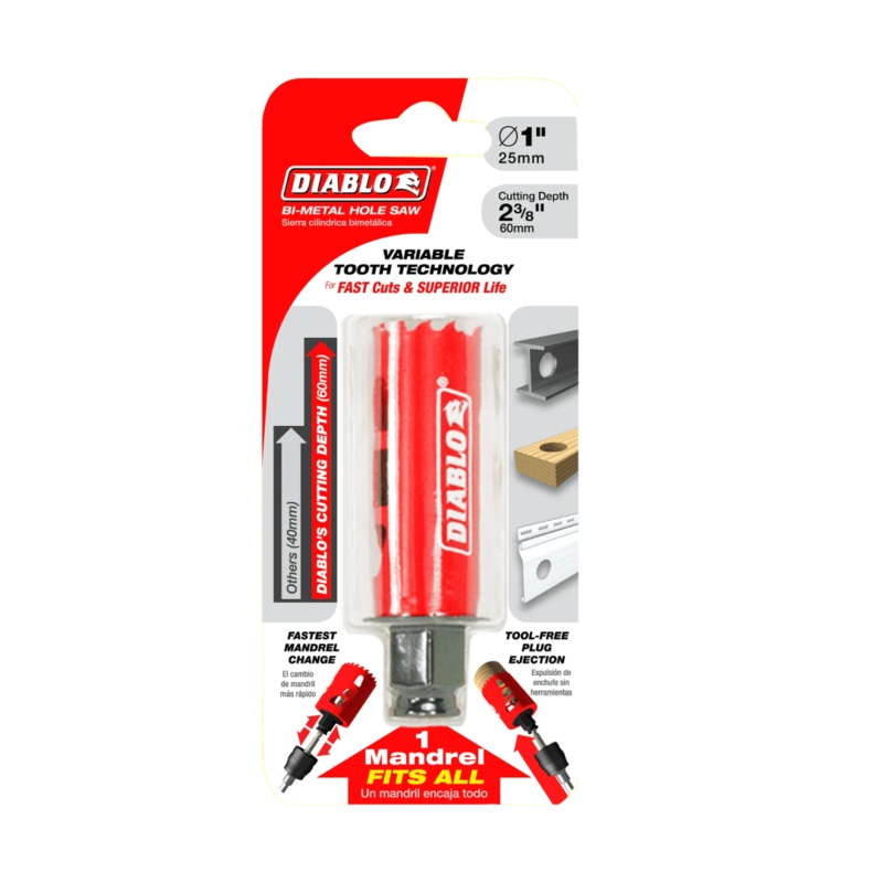 1 in. Bi-Metal Hole Saw