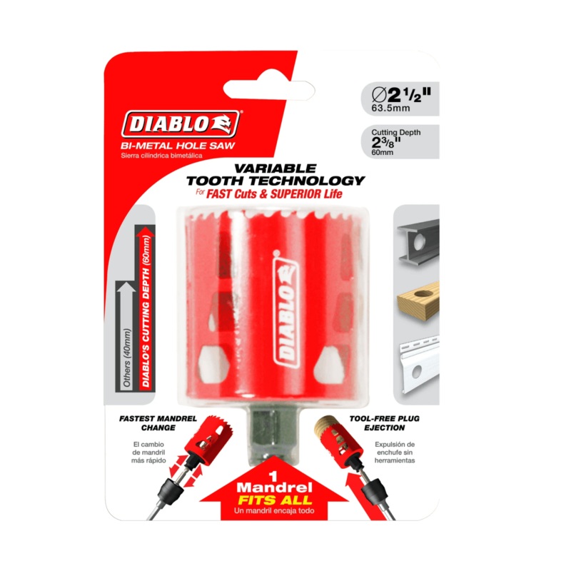2-1/2 in. Bi-Metal Hole Saw