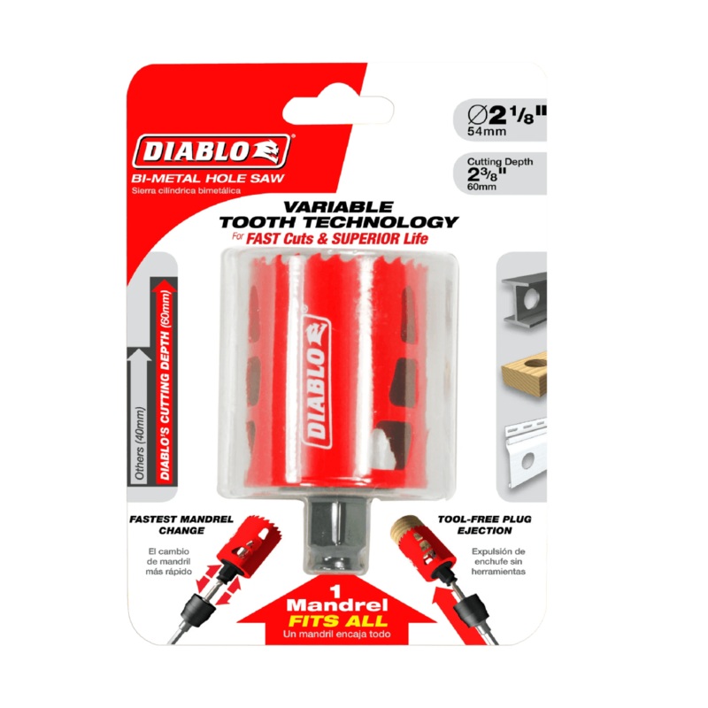 2-1/8 in. Bi-Metal Hole Saw