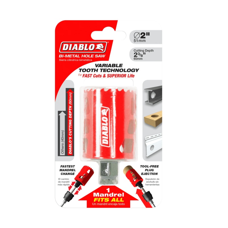 2 in. Bi-Metal Hole Saw