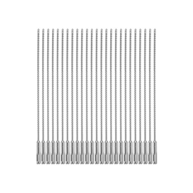 25PC 3/16 In. x 10 In. x 12 In. SDS-plus Bulldog Xtreme Carbide Rotary Hammer Drill Bits - HCFC2014B25