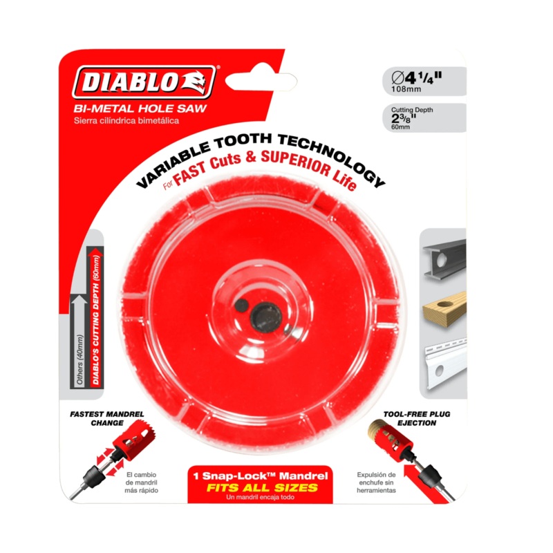 4-1/4 in. Bi-Metal Hole Saw