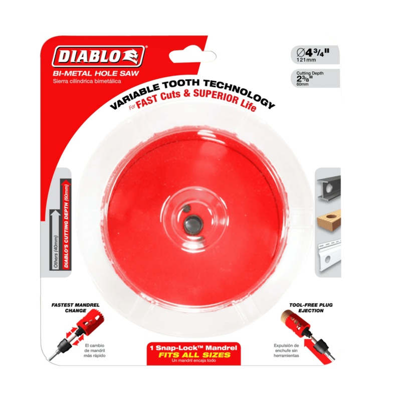 4-3/4 in. Bi-Metal Hole Saw