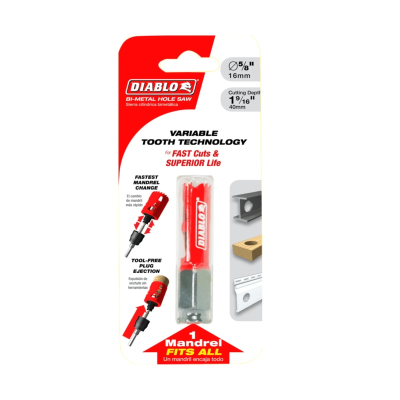5/8 in. Bi-Metal Hole Saw