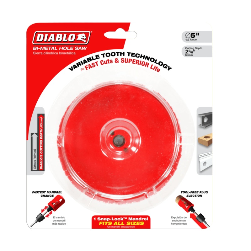5 in. Bi-Metal Hole Saw