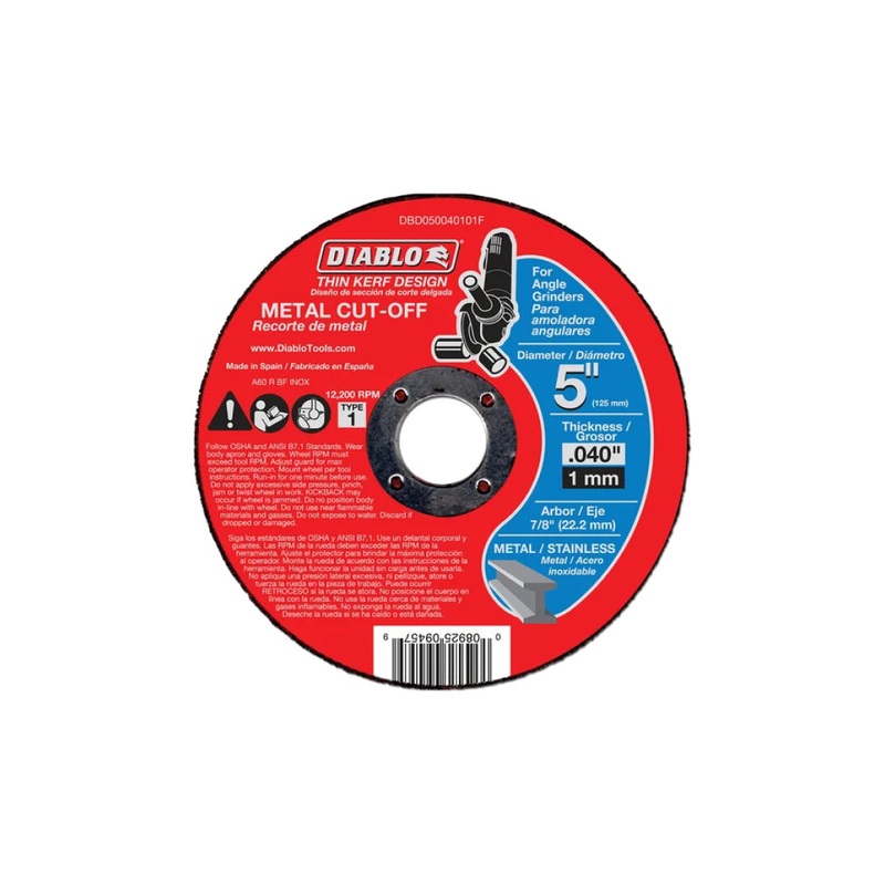 5" Metal Cut-Off Disc
