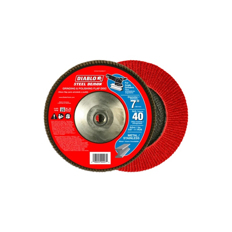 7" Steel Demon Flap Disc for Metal