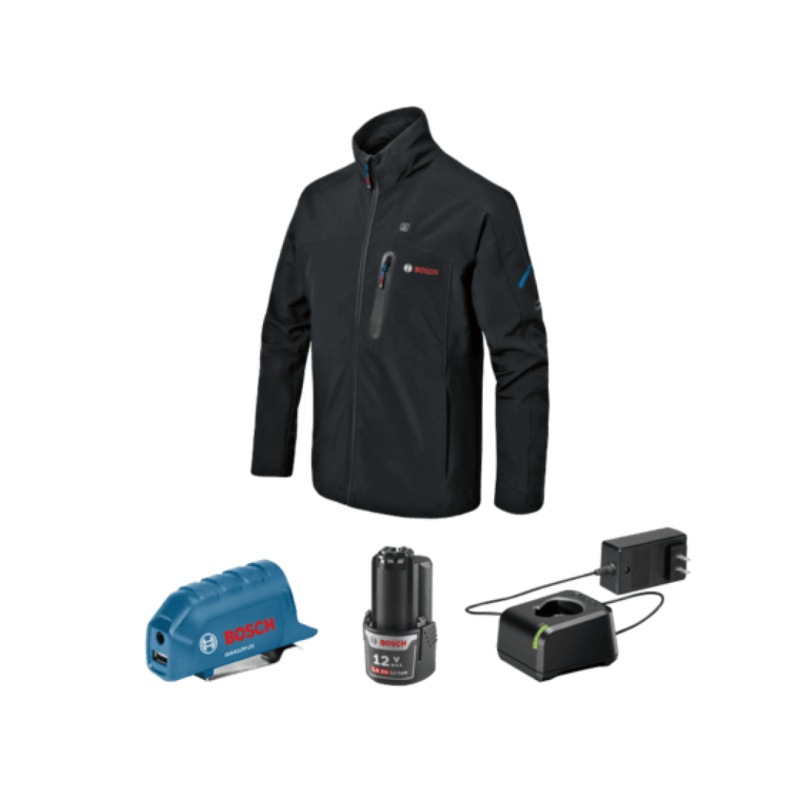 12V Max Heated Jacket Kit with Portable Power Adapter
