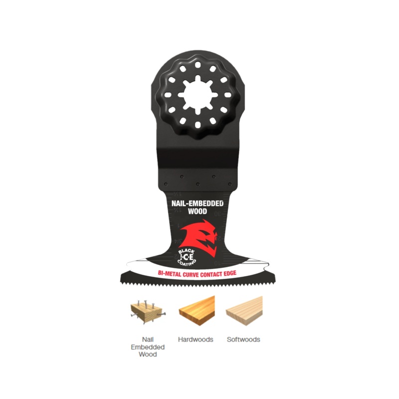 2-1/2 in. Starlock Bi-Metal Oscillating Blade for Nail-Embedded Wood 10-Pack