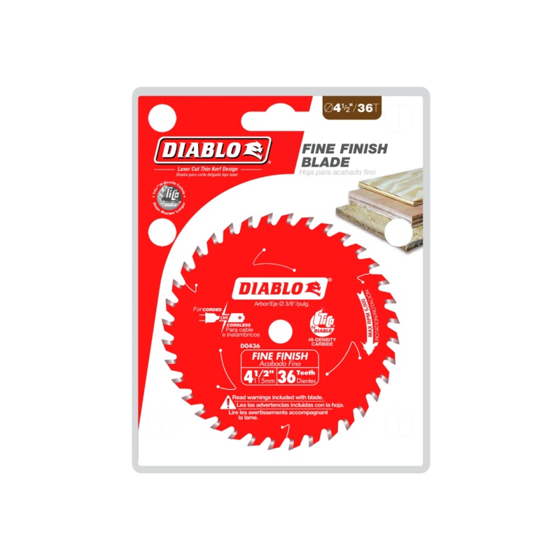 4-1/2 in. 36 Tooth Fine Finish Saw Blade