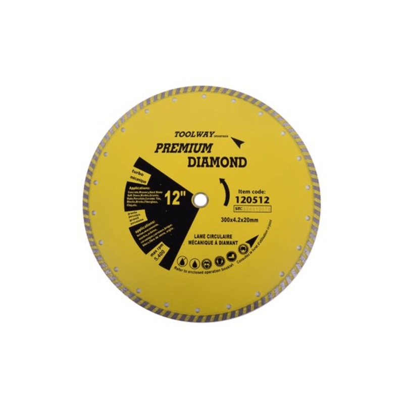 Diamond Saw Blade 12in Sintered Turbo