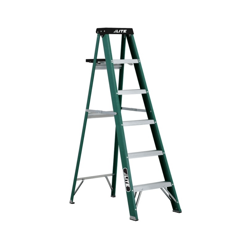 Heavy-Duty Fibreglass Stepladder 6ft Type 2 225 lb - LP-30677