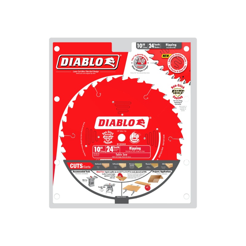 10 in. x 24 Tooth Ripping Saw Blade