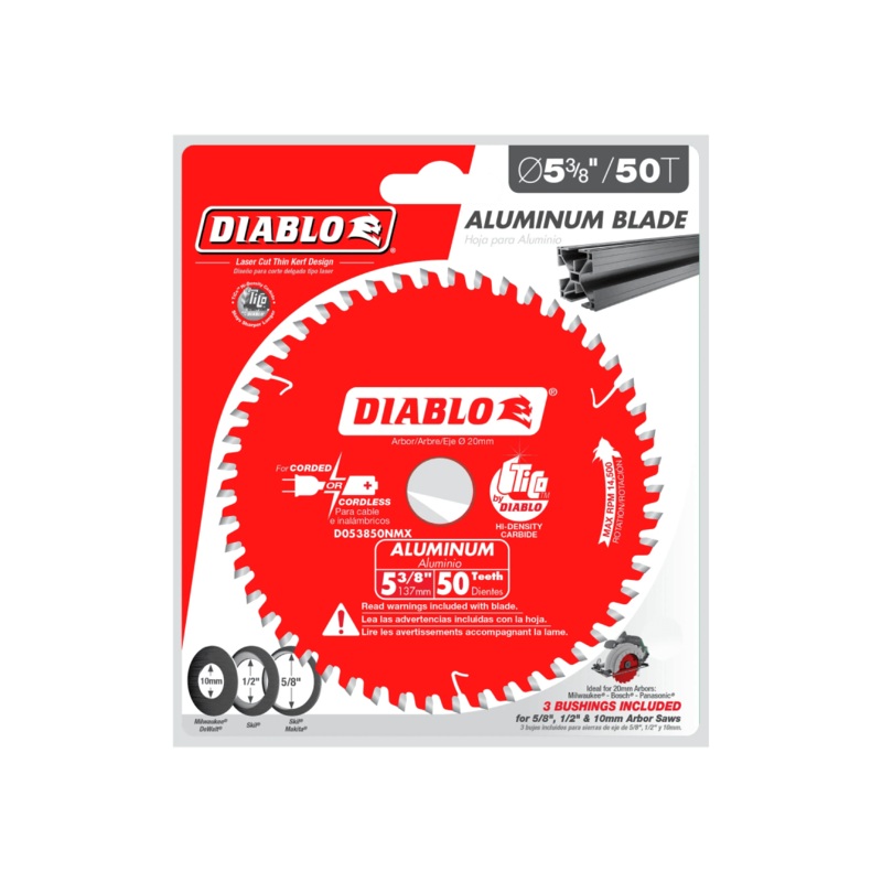 5-3/8 in. x 50 Tooth Aluminum Cutting Saw Blade