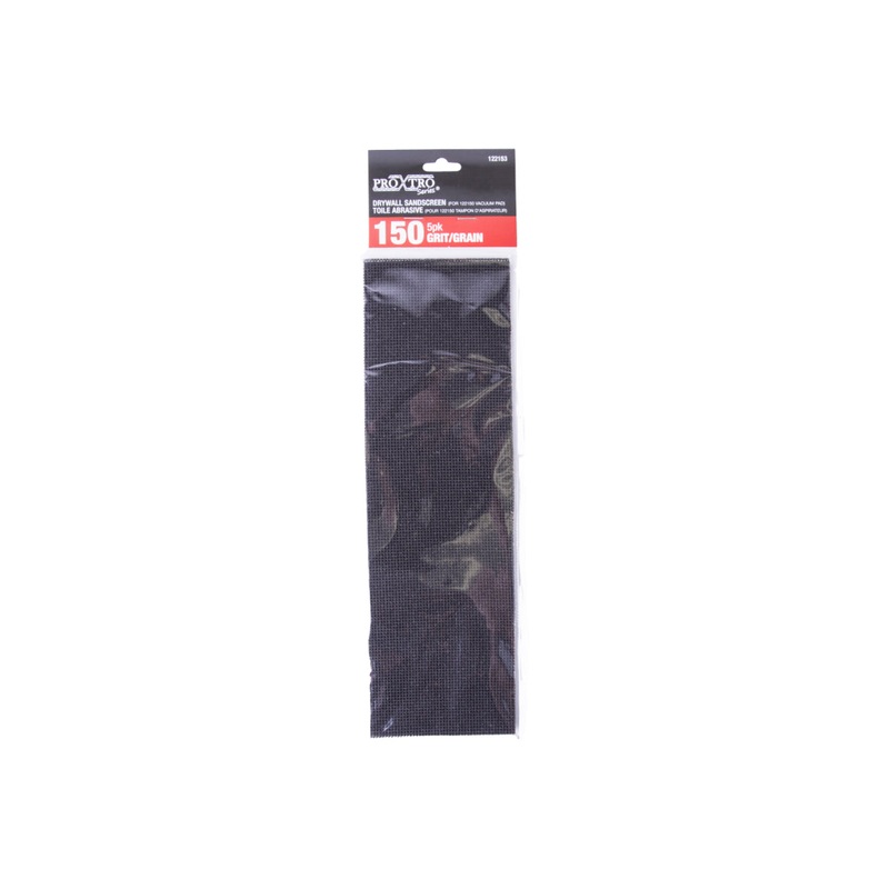 5PC Drywall Sandscreen 150 Grit For 122150