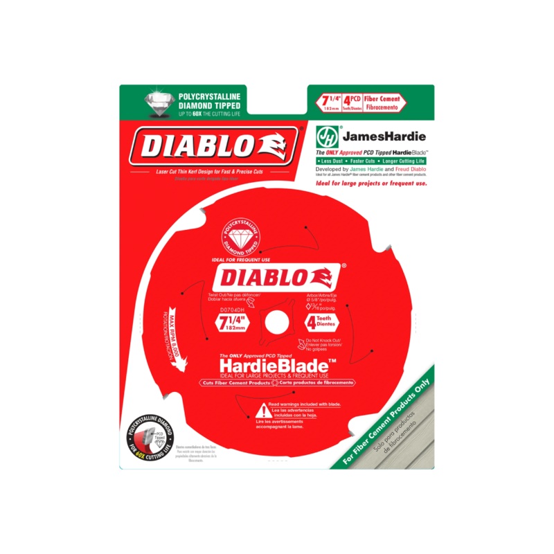 7-1/4 in. x 4 Tooth Fiber Cement HardieBlade