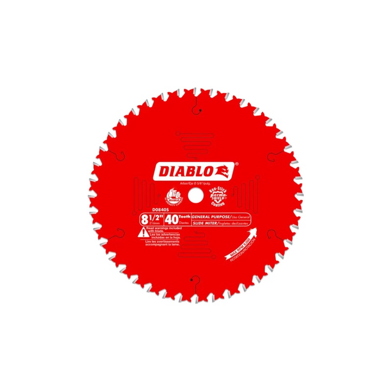 8-1/2" x 40-Teeth General Purpose Saw Blade for Wood