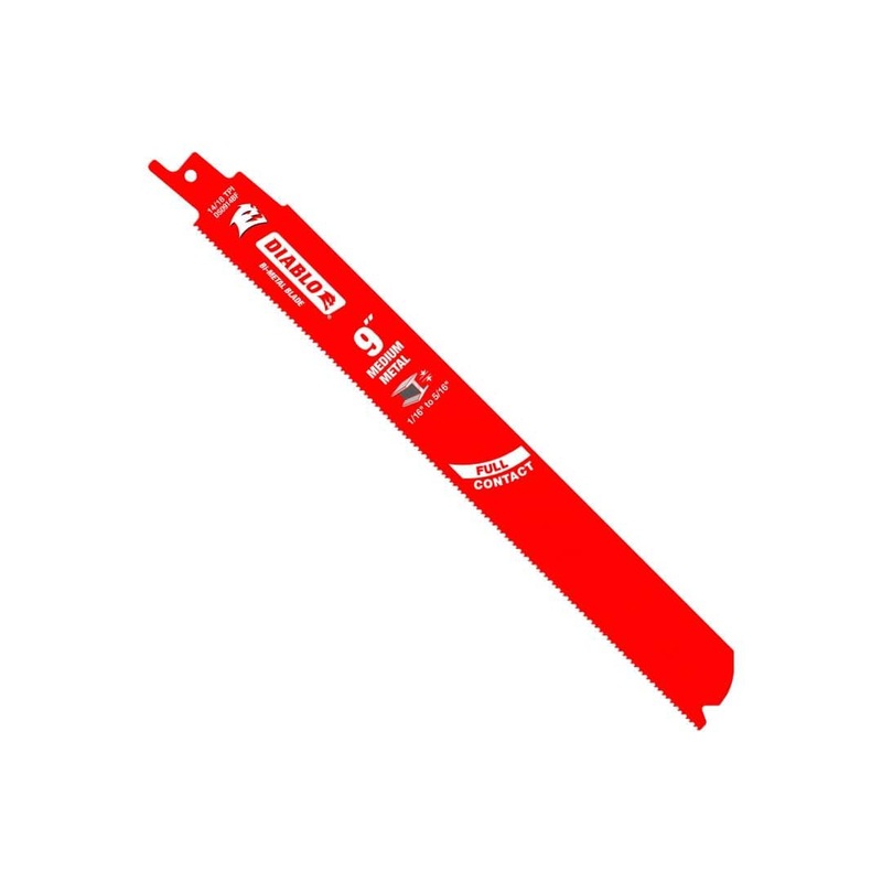 9 in. Bi-Metal Reciprocating Blade for Medium Metal Cutting