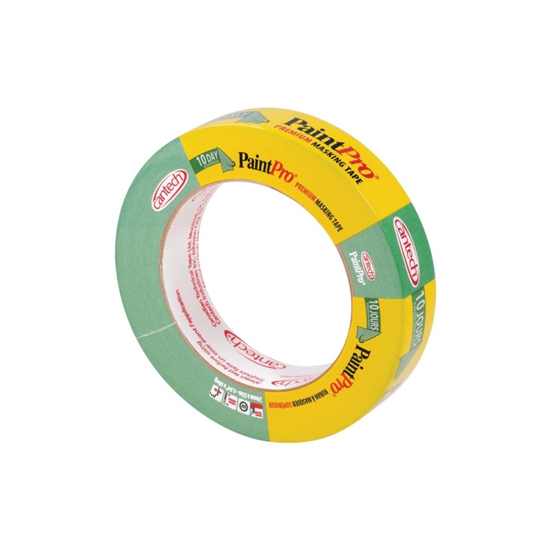 Cantech PaintPro 309 Series 309-24 Masking Tape, 55 m L, 24 mm W