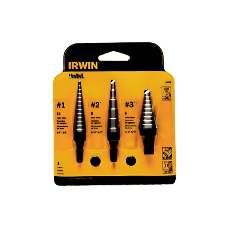 Irwin 10502ZR Unibit Step Drill Set