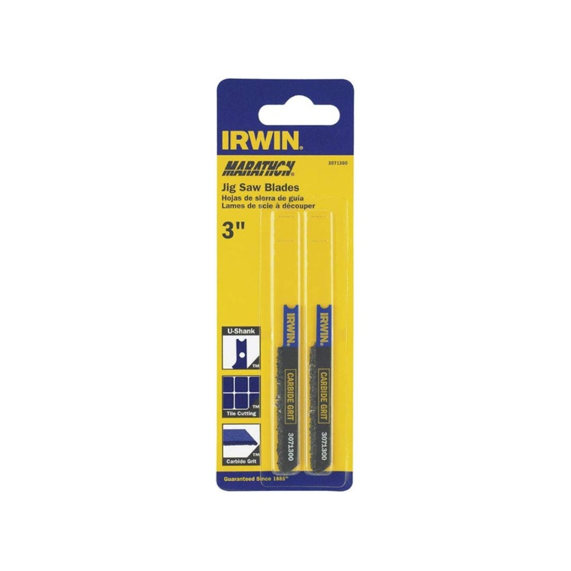 Irwin 3" 5/32 Carbide Grit Jigsaw Blade