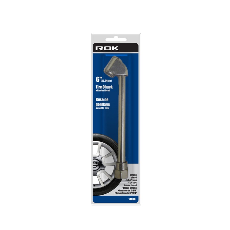 Tire Chuck With Dual Head