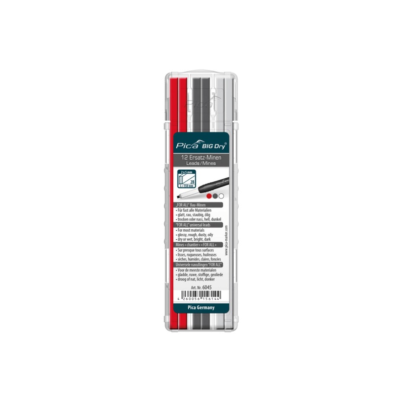 Water-soluble rectangular leads