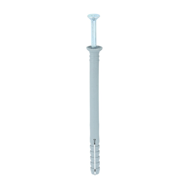 TIMCO Nylon Hammer Fixings - 6.0 x 80