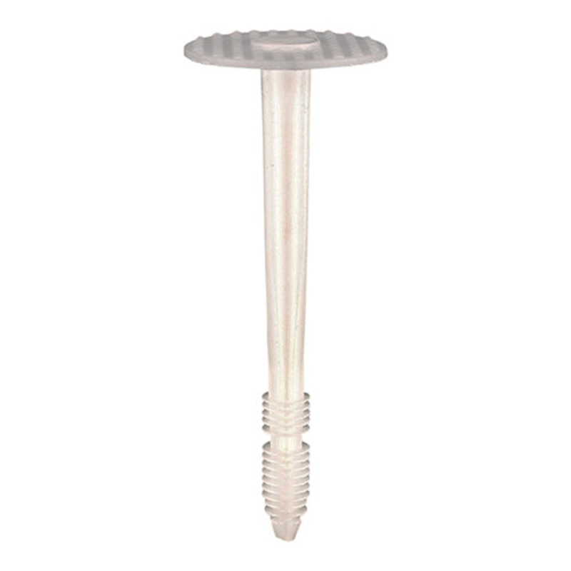 TIMCO Plastic Insulation Fixings White - 8.0 x 110