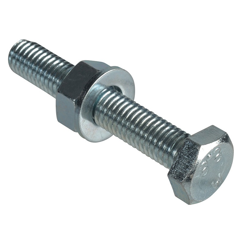 High Tensile Set Screw ZP M10 x 60mm Forge Pack 2
