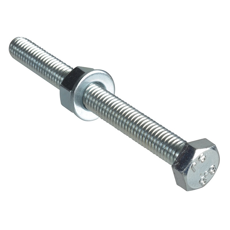 High Tensile Set Screw ZP M8 x 80mm Forge Pack 2