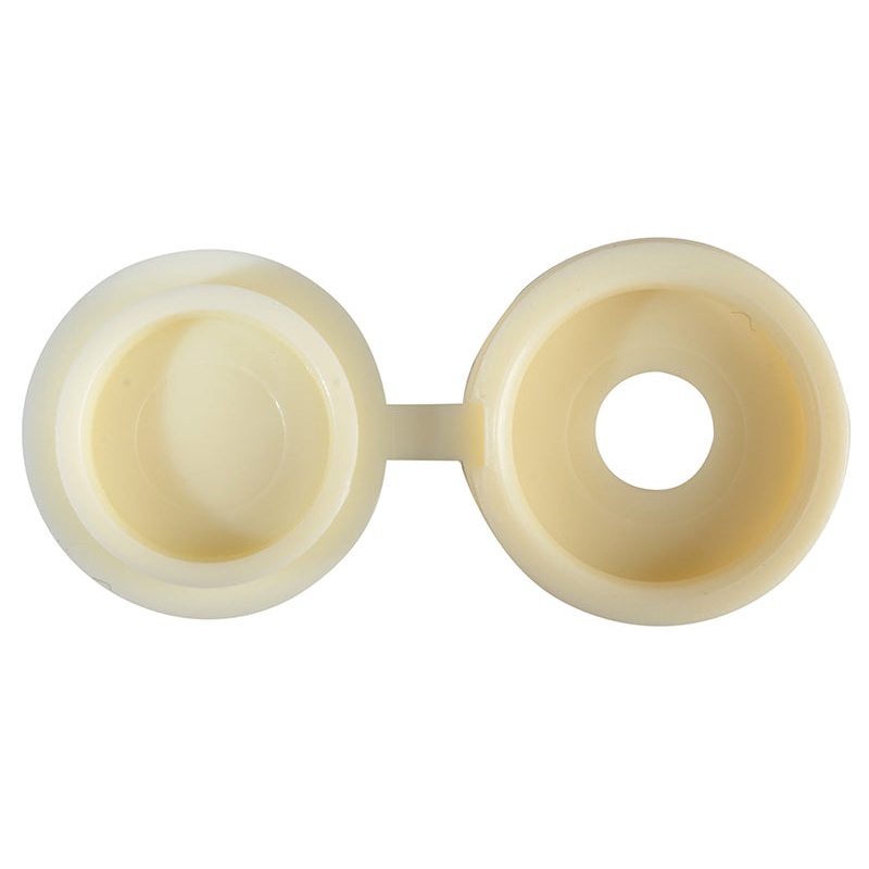 Hinged Cover Caps Cream No.6-8 Forge Pack 20