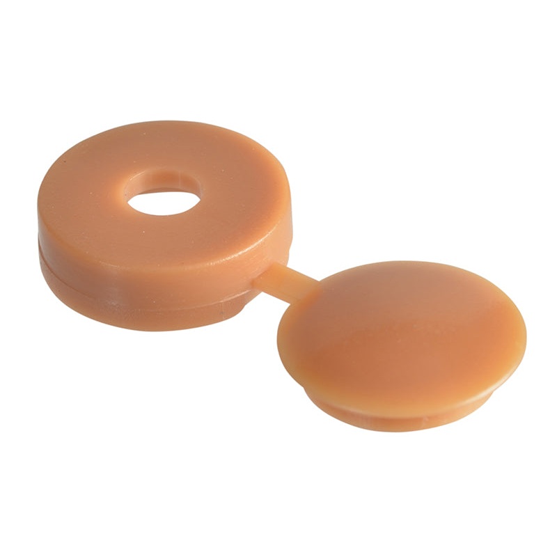 Hinged Cover Caps Light Brown No.6-8 Forge Pack 20