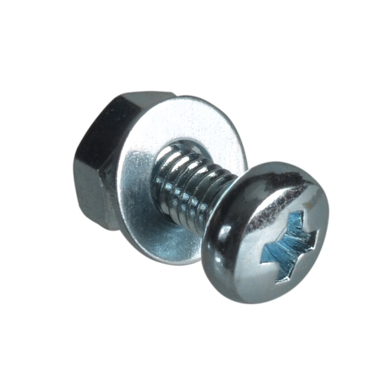 Machine Screw Pozi Compatible Pan Head ZP M3 x 8mm Forge Pack 30