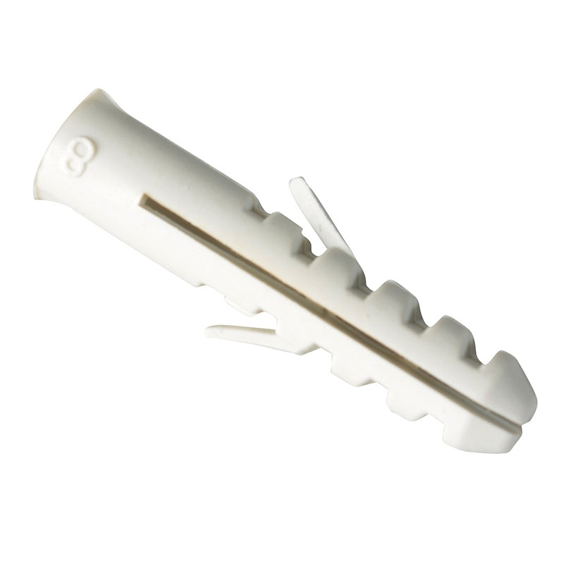 Nylon Expansion Wall Plug Rimless M8 x 40mm Forge Pack 20