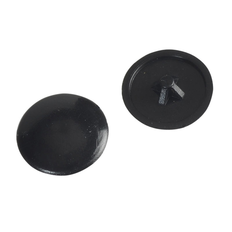Pozi Compatible Cover Cap Black No.6-8 Forge Pack 50