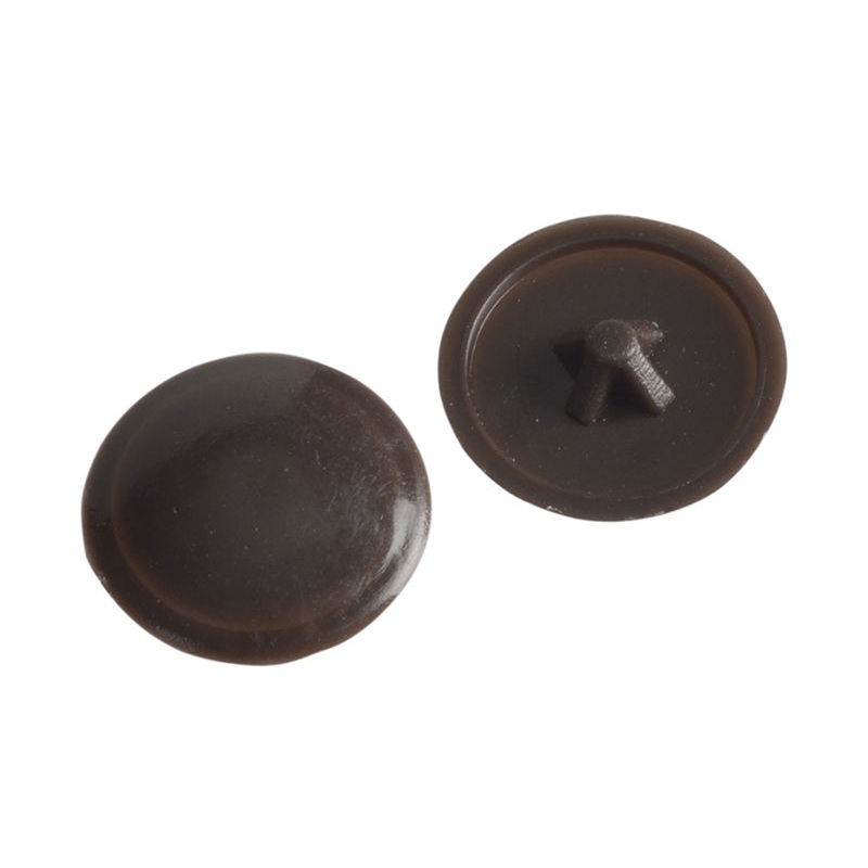 Pozi Compatible Cover Cap Dark Brown No.6-8 Forge Pack 50